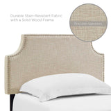 Laura Twin Upholstered Fabric Headboard Beige MOD-5390-BEI