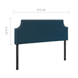 Laura Full Upholstered Fabric Headboard Azure MOD-5392-AZU