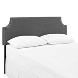 Laura Full Upholstered Fabric Headboard Gray MOD-5392-GRY