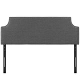 Laura Full Upholstered Fabric Headboard Gray MOD-5392-GRY