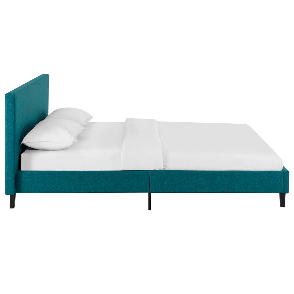 Anya Full Fabric Bed Teal MOD-5418-TEA