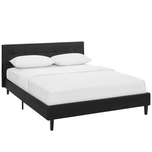 Linnea Full Faux Leather Bed MOD-5423-BLK