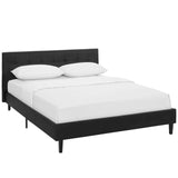 Linnea Full Faux Leather Bed Black MOD-5423-BLK