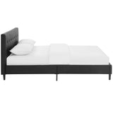 Linnea Full Faux Leather Bed Black MOD-5423-BLK