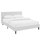 Linnea Full Faux Leather Bed White MOD-5423-WHI