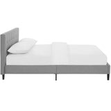 Linnea Queen Fabric Bed Light Gray MOD-5426-LGR