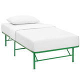 Horizon Twin Stainless Steel Bed Frame Green MOD-5427-GRN