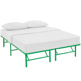 Horizon Full Stainless Steel Bed Frame Green MOD-5428-GRN