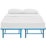 Horizon Queen Stainless Steel Bed Frame Light Blue MOD-5429-LBU