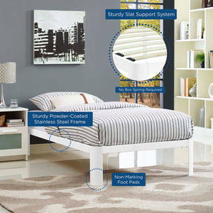 Corinne Twin Bed Frame White MOD-5467-WHI