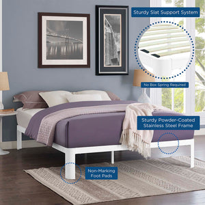 Corinne Full Bed Frame White MOD-5468-WHI