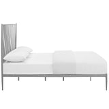 Modway Furniture Annika Queen Platform Bed 0423 Gray MOD-5478-GRY
