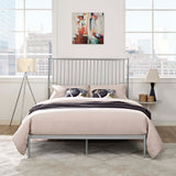 Modway Furniture Annika Queen Platform Bed 0423 Gray MOD-5478-GRY