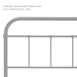 Serena Twin Steel Headboard Gray MOD-5534-GRY