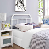 Serena Twin Steel Headboard White MOD-5534-WHI