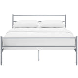 Alina Full Platform Bed Frame Gray MOD-5552-GRY-SET