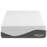 Sabrina 12" Twin Memory Foam Mattress  MOD-5741-WHI