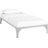 Modway Furniture Ollie Twin Bed Frame 0423 Silver MOD-5747-SLV