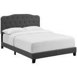 Amelia Twin Upholstered Fabric Bed Gray MOD-5838-GRY