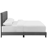 Amira Full Performance Velvet Bed Gray MOD-5859-GRY