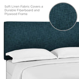 Taylor Full / Queen Upholstered Linen Fabric Headboard Azure MOD-5880-AZU