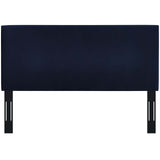 Taylor King and California King Upholstered Performance Velvet Headboard Midnight Blue MOD-5884-MID