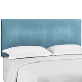 Taylor King and California King Upholstered Performance Velvet Headboard Sea Blue MOD-5884-SEA