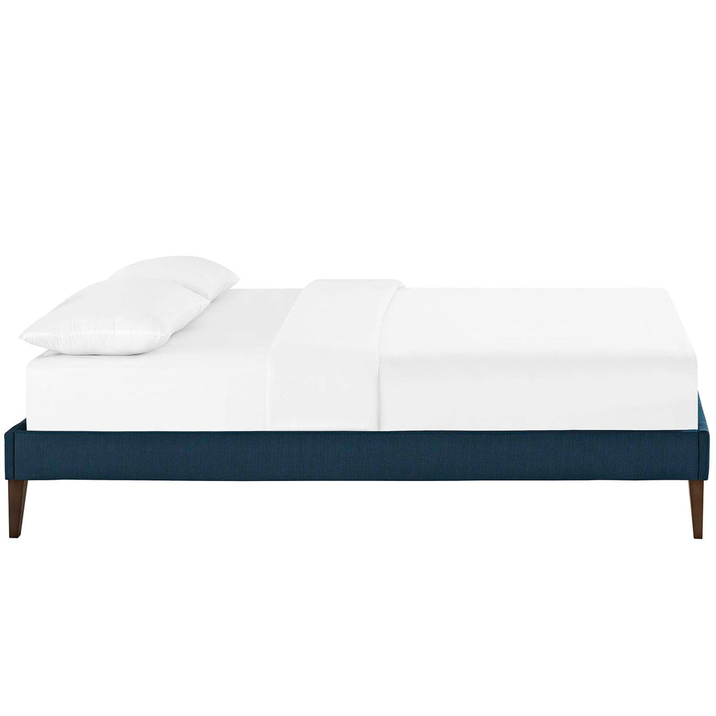 Modway Furniture Tessie Full Fabric Bed Frame with Squared Tapered Legs MOD-5897-AZU