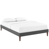 Modway Furniture Tessie Full Fabric Bed Frame with Squared Tapered Legs MOD-5897-GRY