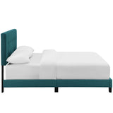 Amira Queen Upholstered Fabric Bed Teal MOD-6001-TEA