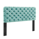 Lizzy Tufted Twin Performance Velvet Headboard Mint MOD-6030-MIN