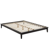 Modway Furniture Lodge King Wood Platform Bed Frame 0423 Cappuccino MOD-6056-CAP