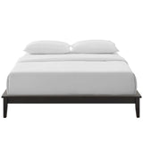 Modway Furniture Lodge King Wood Platform Bed Frame 0423 Cappuccino MOD-6056-CAP