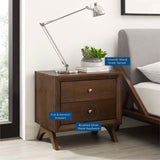 Providence Nightstand or End Table Cappuccino MOD-6057-CAP