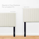 Modway Furniture Keira Twin Performance Velvet Headboard 0423 Ivory MOD-6093-IVO