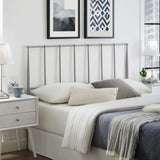 Kiana Full Metal Stainless Steel Headboard Gray MOD-6104-GRY