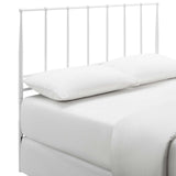 Kiana Full Metal Stainless Steel Headboard White MOD-6104-WHI