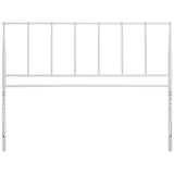 Kiana Full Metal Stainless Steel Headboard White MOD-6104-WHI