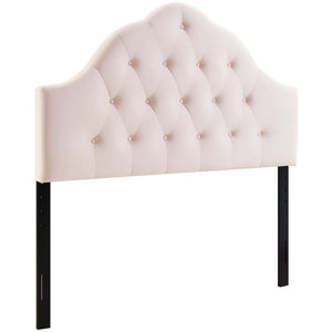 Sovereign Full Diamond Tufted Performance Velvet Headboard Pink MOD-6123-PNK