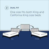 Rebecca Performance Velvet King / California King Headboard Navy MOD-6142-NAV