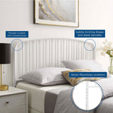 Nova King Metal Headboard White MOD-6151-WHI