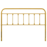 Modway Furniture Sage Twin Metal Headboard Gold 37.5 x 1.5 x 40.5 - 51.5