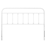 Sage Twin Metal Headboard White MOD-6152-WHI