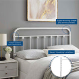 Sage Twin Metal Headboard White MOD-6152-WHI