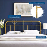 Modway Furniture Alessia Twin Metal Headboard MOD-6160-GLD