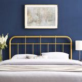 Modway Furniture Alessia Twin Metal Headboard MOD-6160-GLD