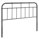 Modway Furniture Alessia Twin Metal Headboard Gray 1.5 x 37 x 40.5 - 51.5