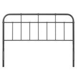 Modway Furniture Alessia Twin Metal Headboard Gray 1.5 x 37 x 40.5 - 51.5