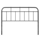 Modway Furniture Alessia Queen Metal Headboard Gray 1.5 x 59.5 x 40.5