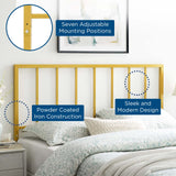 Tatum Full Metal Headboard Gold MOD-6169-GLD